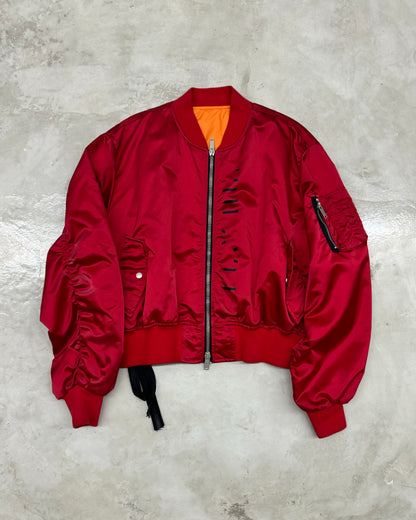 UNRAVEL PROJECT SS18 EXPILCIT CHOP OVER BOMBER JACKET