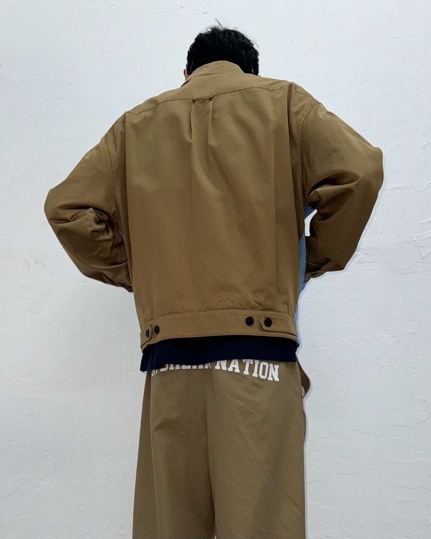 PRADA SS20 FUTURISTIC LOGO HARRINGTON JACKET