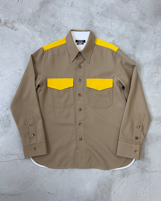 CALVIN KLEIN 205W39NYC FW17 WESTERN COLOR BLOCK SHIRT