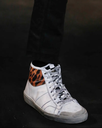 SAINT LAURENT SS16 SL/37M LEOPARD SNEAKERS