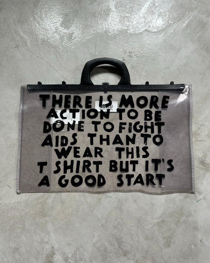 MM6 MAISON MARGIELA SS19 PVC CHARITY BAG