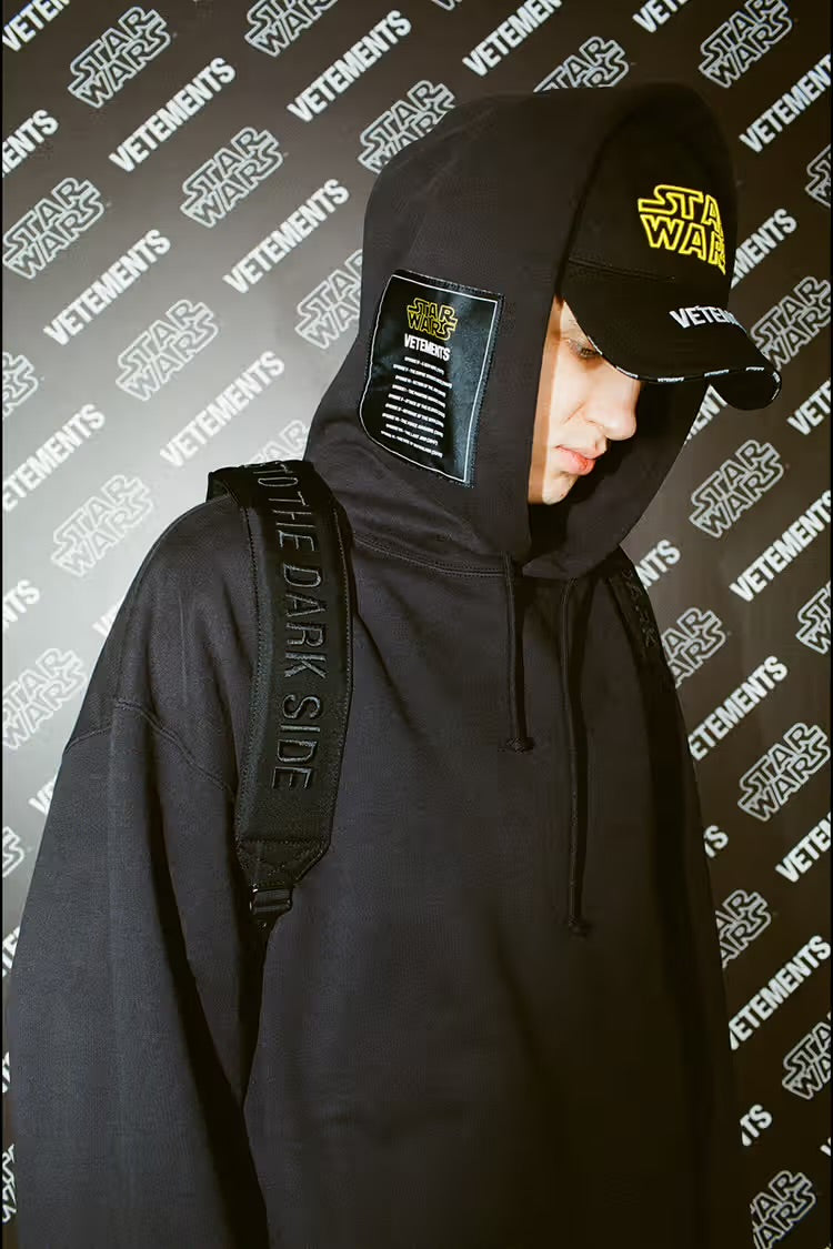 VETEMENTS X STAR WARS LIMITED EDITION EMBROIDERED LOGO HAT