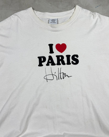 VETEMENTS FW20 I LOVE PARIS HILTON OVERSIZED TEE