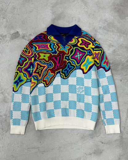 LOUIS VUITTON SS21 DISTORTED MONOGRAM SWEATER