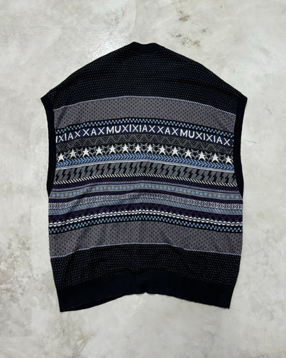 LAD MUSICIAN FW21 FAIR ISLE BIG VEST