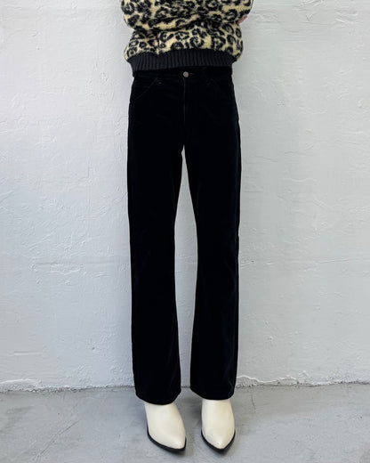 CELINE FW20 DYLAN FLARE VELVET PANTS