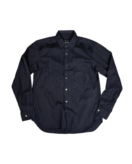 COMME DES GARCONS HOMME PLUS FW12 SHOULDER DETAIL STRIPE SHIRT