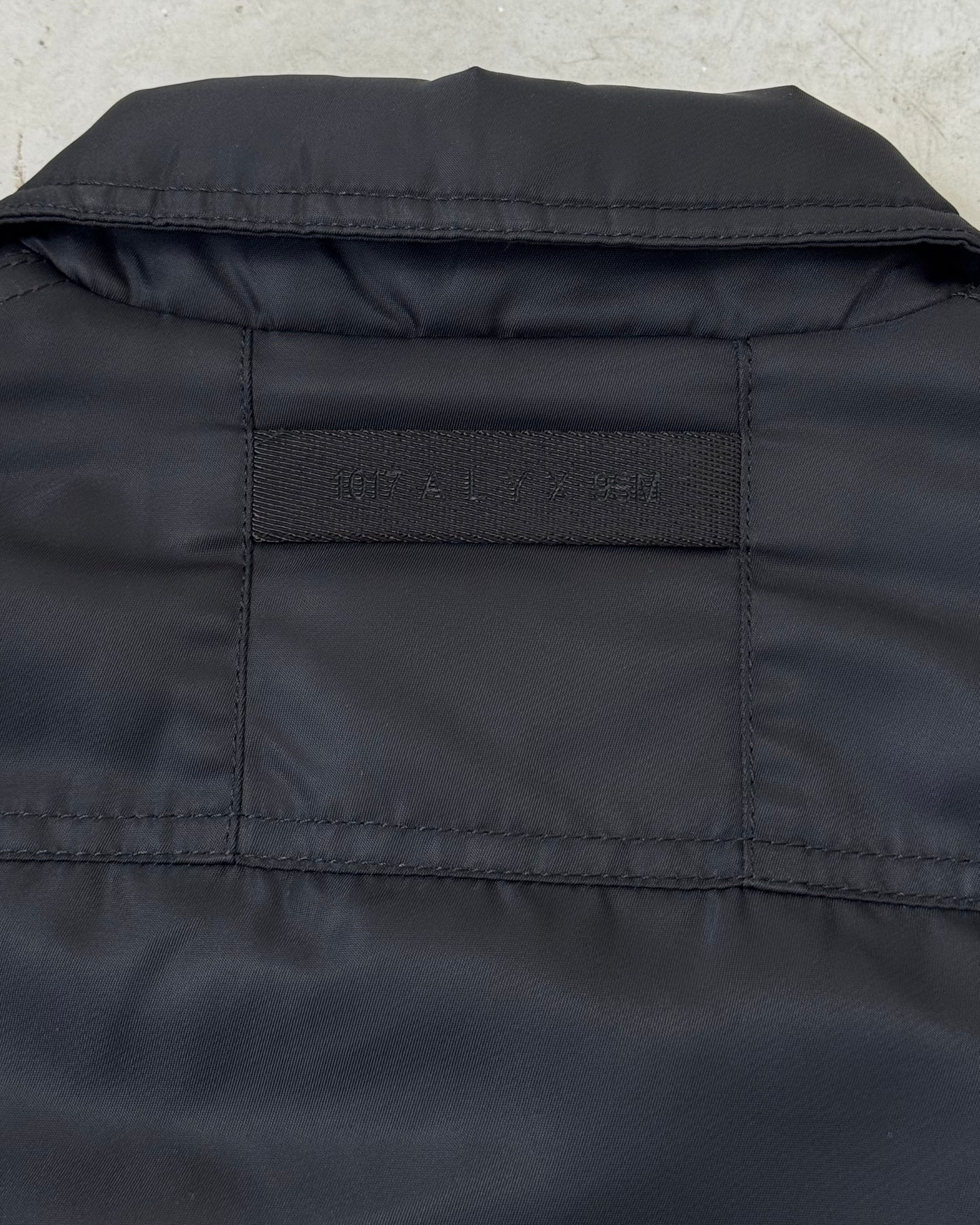 1017 ALYX 9SM SS21 BLACK PADDED NYLON JACKET