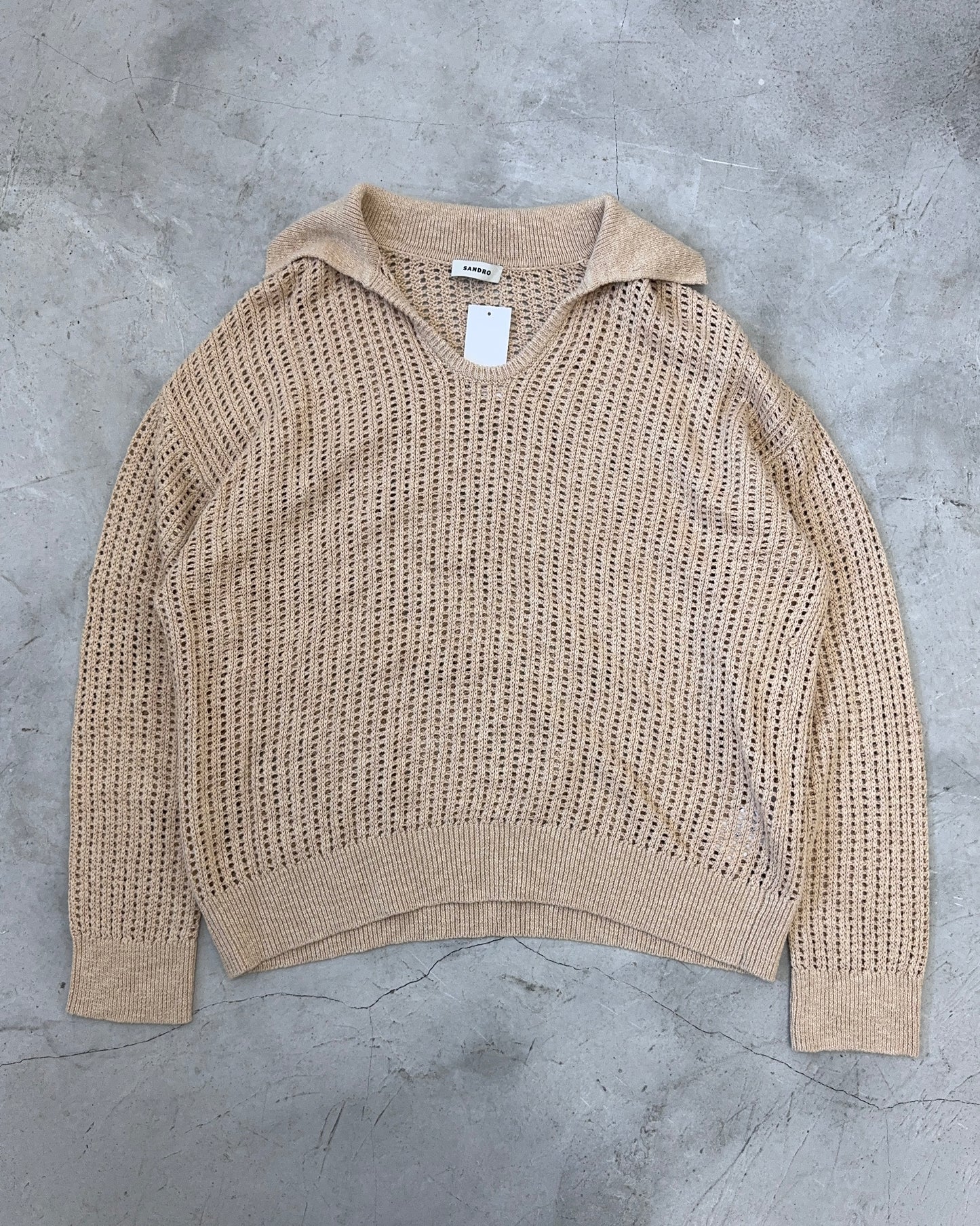 SANDRO SS22 KNIT SWEATER