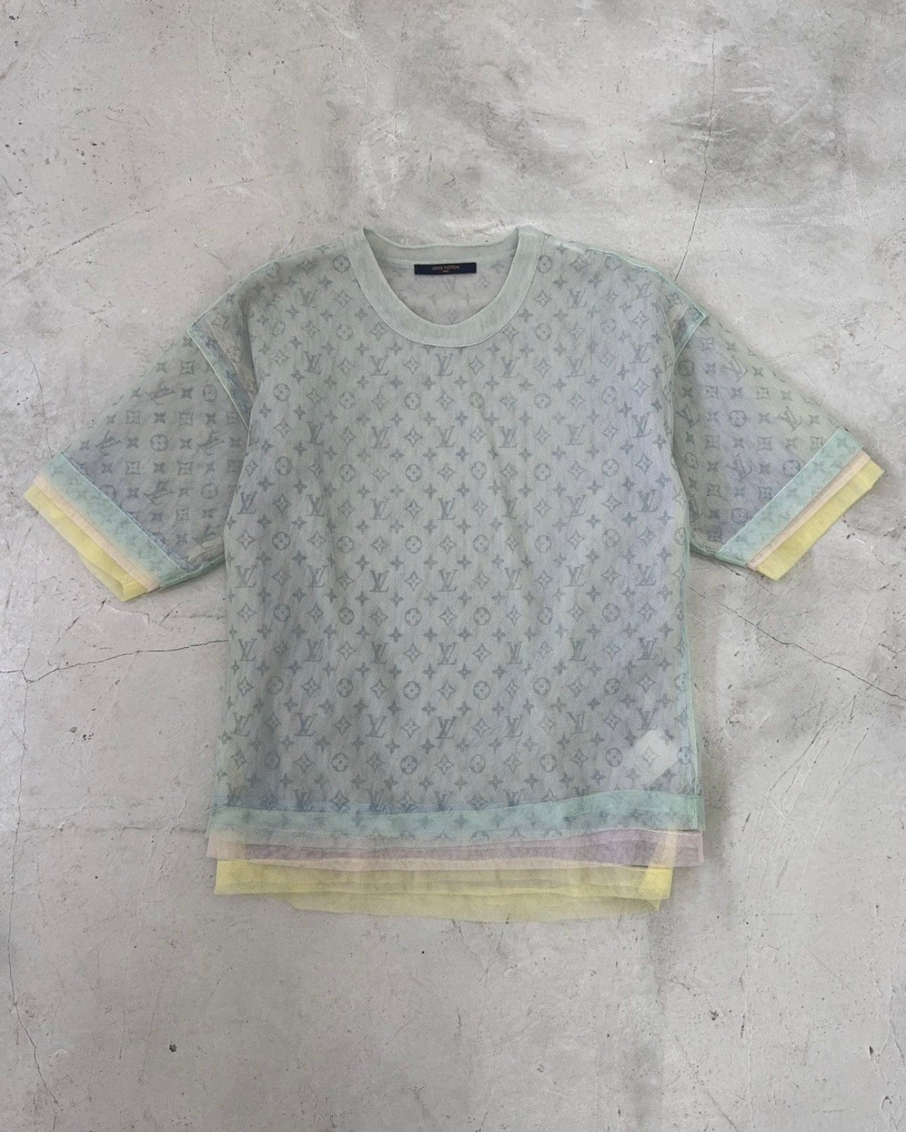 LOUIS VUITTON SS20 LAYERED TULLE TEE