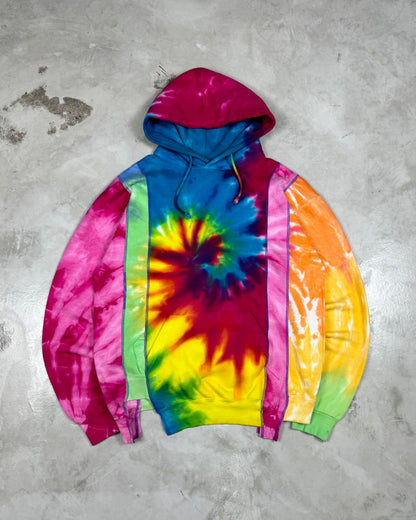 REBUILD BY NEEDLES 5-CUTS TIE DYE HOODIE