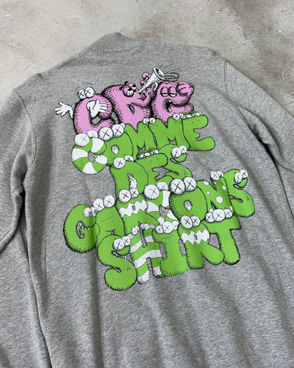 COMME DES GARCONS SHIRT X KAWS FW21 ZIP SWEATSHIRT