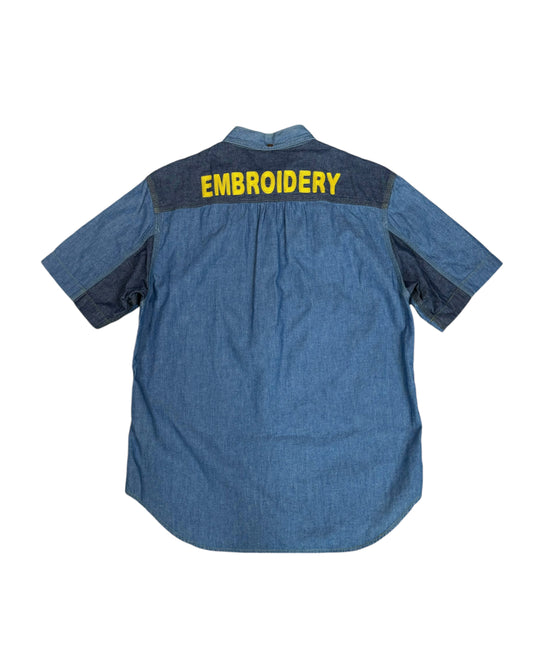 GANRYU SS13 "EMBROIDERY" DENIM SHIRT