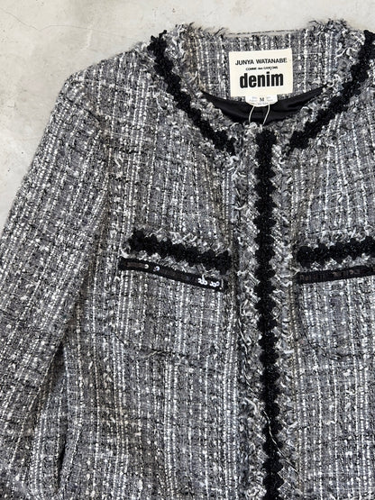 JUNYA WATANABE DENIM FW14 HYBRID TWEED/DENIM JACKET