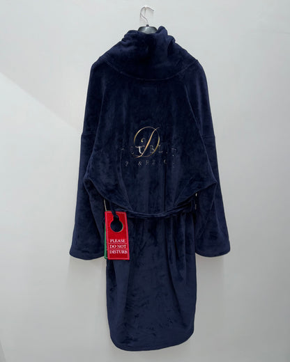 DOUBLET FW18 VELOUR BATH-ROBE COAT