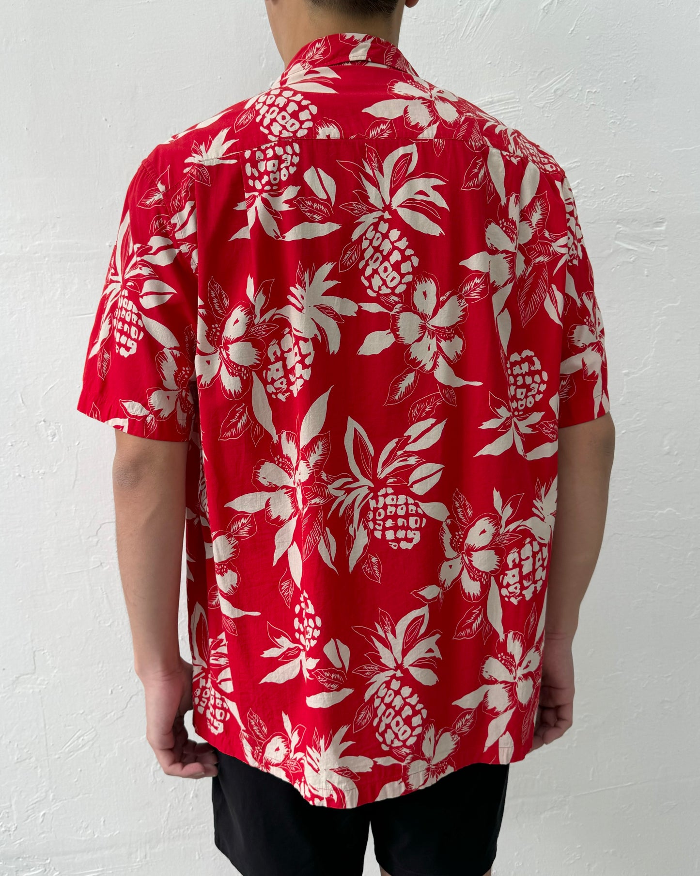 SAINT LAURENT SS16 HIBISCUS FLORAL PRINT SHIRT