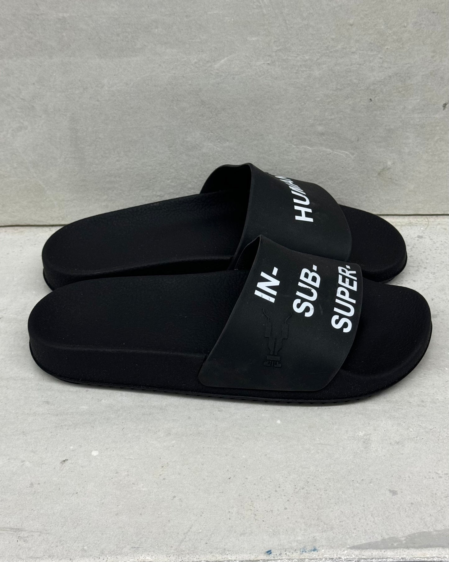 RICK OWENS DRKSHDW SS21 RUBBER SLIDES