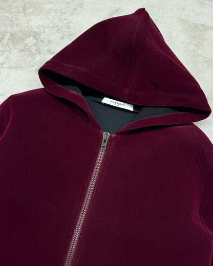 GIVENCHY FW16 VELVET COBRA ZIP HOODIE