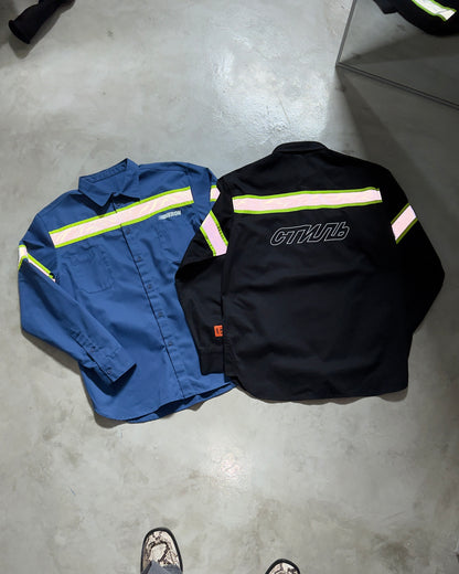 HERON PRESTON SS19 REFLECTOR WORK SHIRT