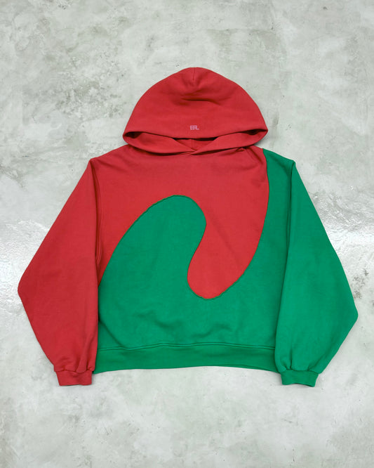 ERL SS21 SWIRL FLEECE HOODIE