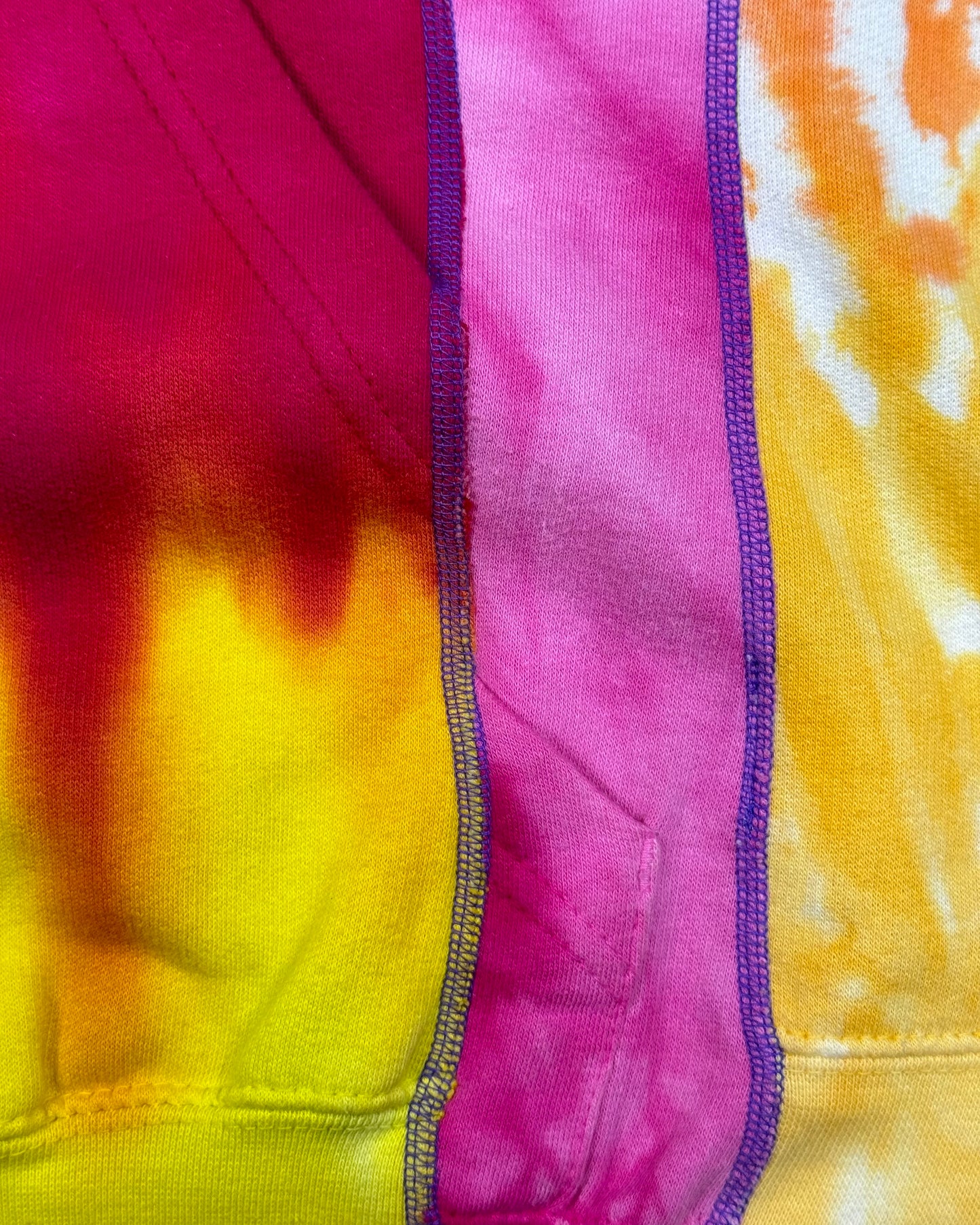 REBUILD BY NEEDLES 5-CUTS TIE DYE HOODIE