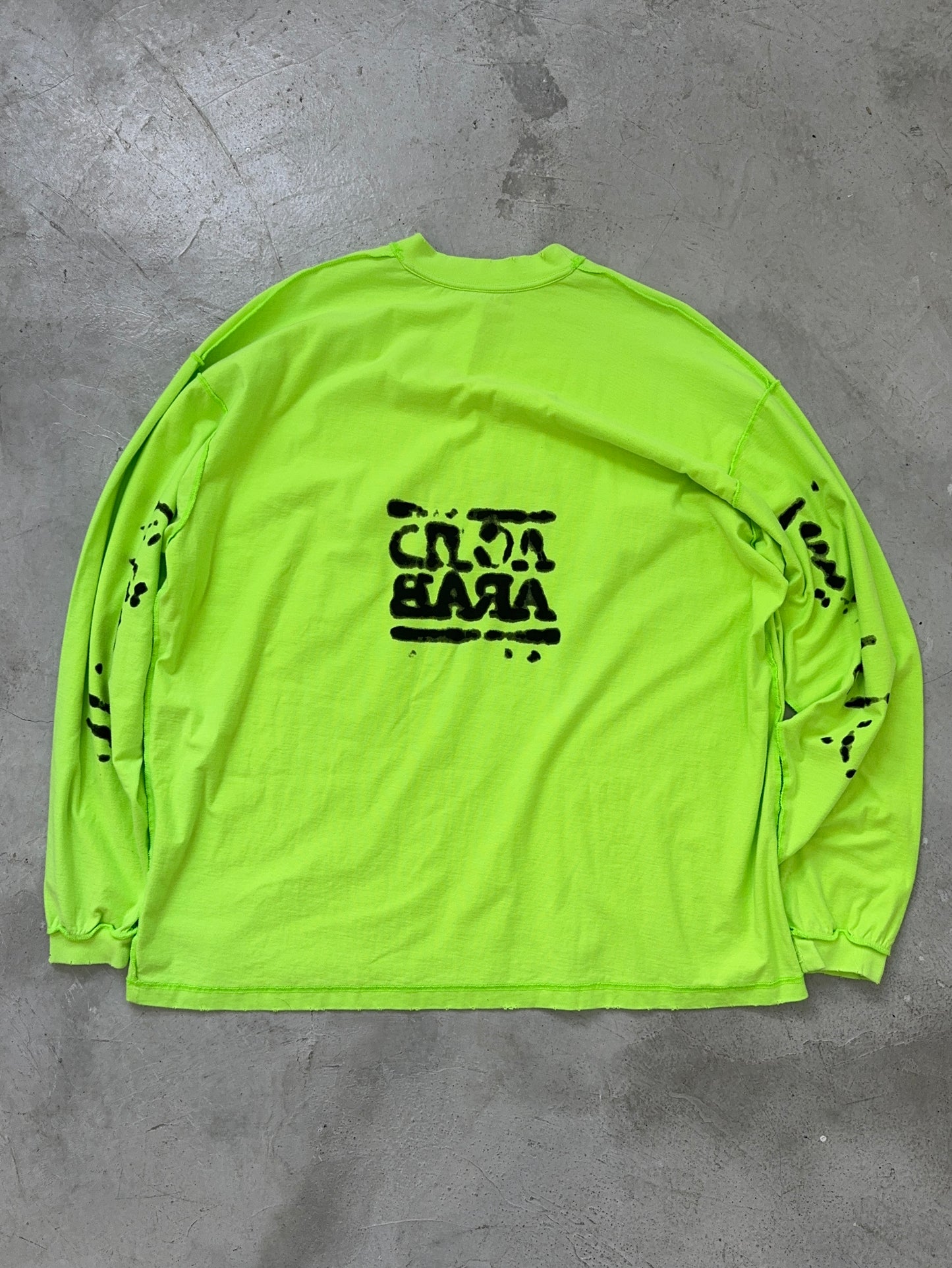 2022 BALENClAGA X ACID ARAB LONG SLEEVE TEE