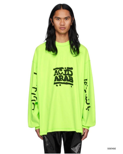 2022 BALENClAGA X ACID ARAB LONG SLEEVE TEE