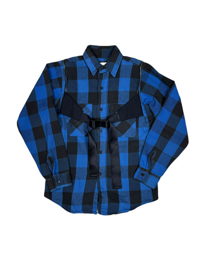 TAKAHIROMIYASHITA THE SOLOIST X OLD PARK ZIP FLANNEL SHIRT