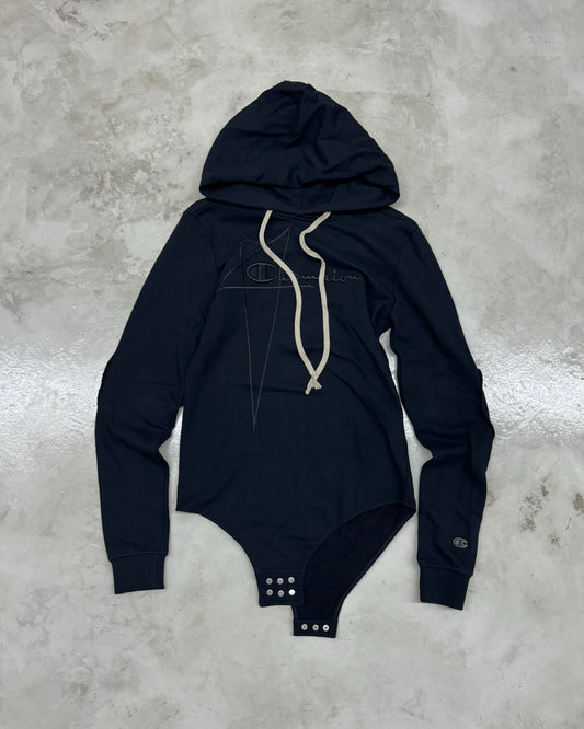 CHAMPION X RICK OWENS SS21 BODYSUIT HOODIE