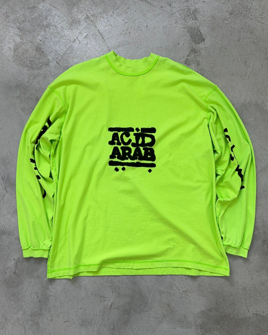 2022 BALENClAGA X ACID ARAB LONG SLEEVE TEE